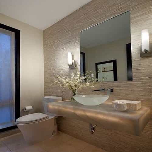 Espelho para banheiro de 4 mm, lapidado para sala, quarto e banheiro.