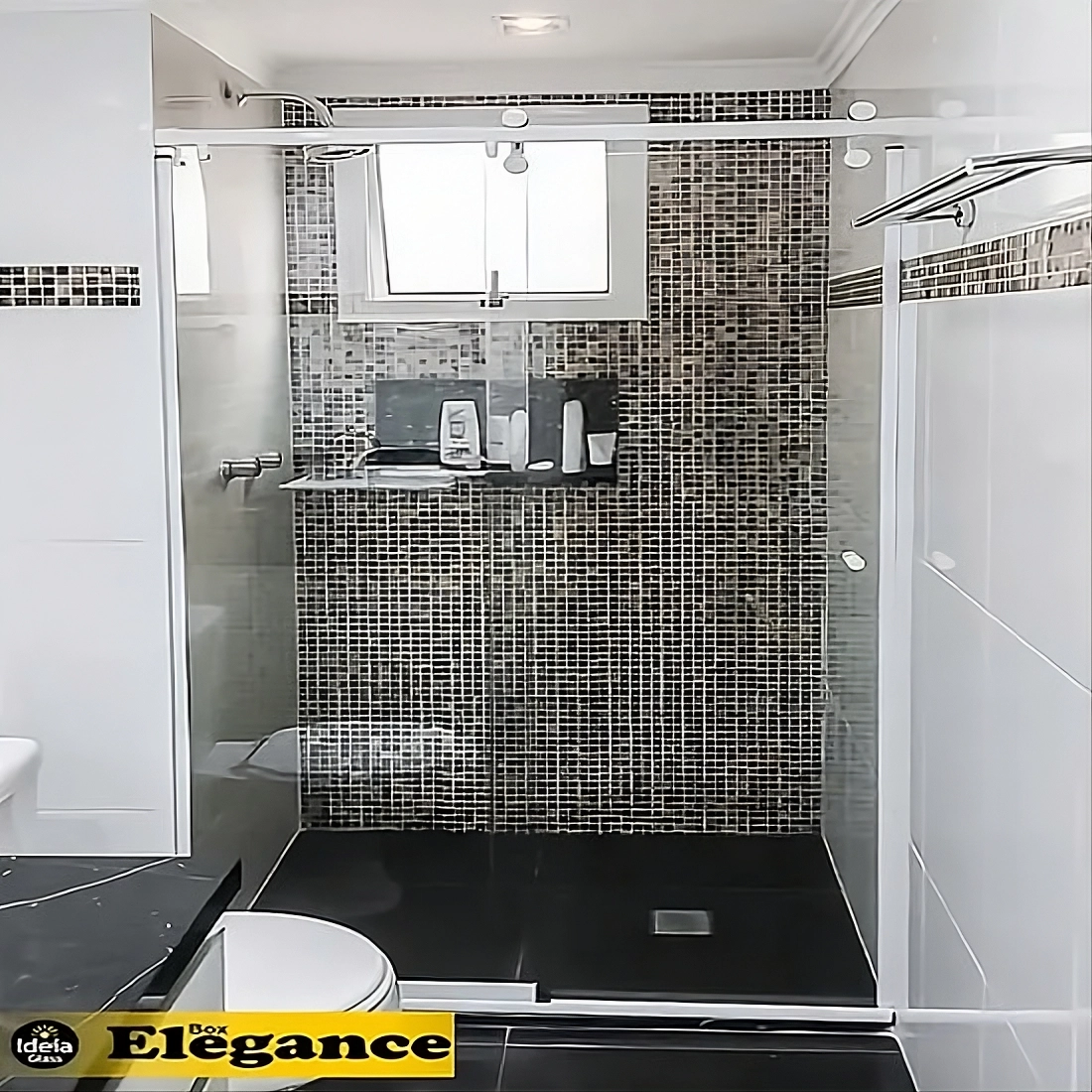 Box elegance com acabamento branco